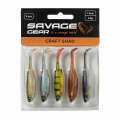 SAVAGE GEAR CRAFT SHAD 7.2CM 2.6G CLEAR WATER MIX 5PCS