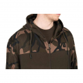 Mikina FOX LW Khaki/Camo Split Zip Hoody - L