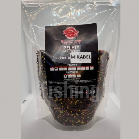 Pelety Kapsa Carp Extra - MIRABEL 3mm 1kg