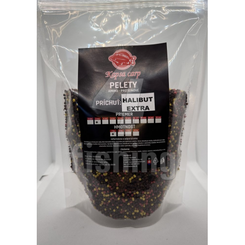 Pelety Kapsa Carp Extra - HALIBUT 3mm 1kg