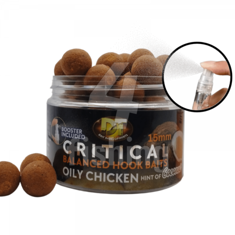 Chytačky DT Baits Critical Balanced Hook Baits - CHICKEN & COCONUT (15mm) Chytačky DT Baits Critical Balanced Hook Baits - CHICKEN & COCONUT (15mm)